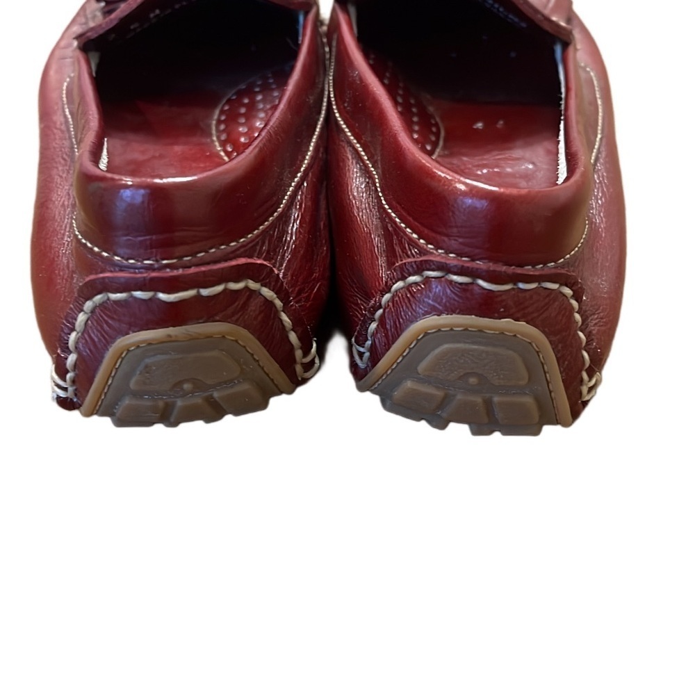 Womens L.L. Bean Dark Red Loafer Made in El Salvador Slip on Loafer Size 7.5 - Picture 3 of 6